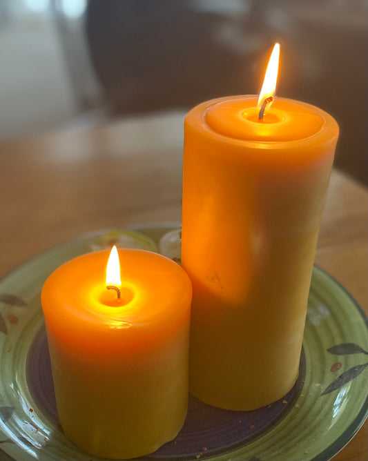 How do I properly burn a pillar candle?