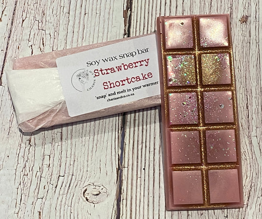 Strawberry Shortcake soy wax snap bar