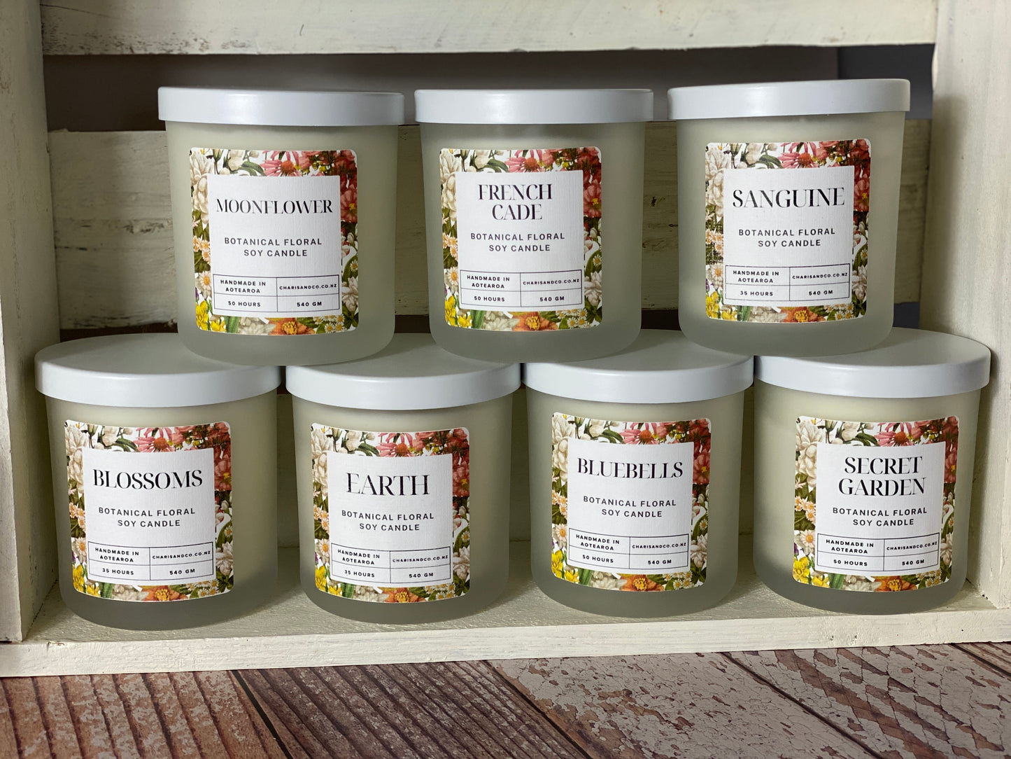 Blossoms botanical soy candle