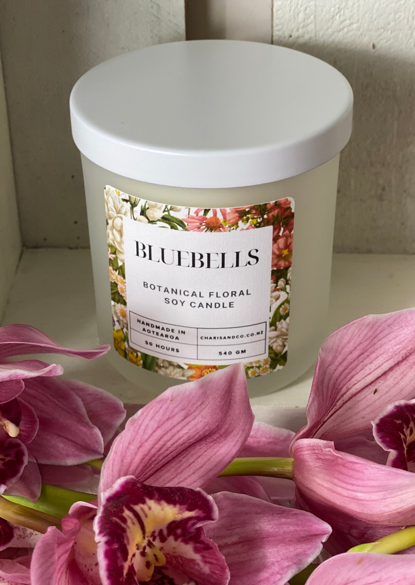 Bluebells botanical soy candle