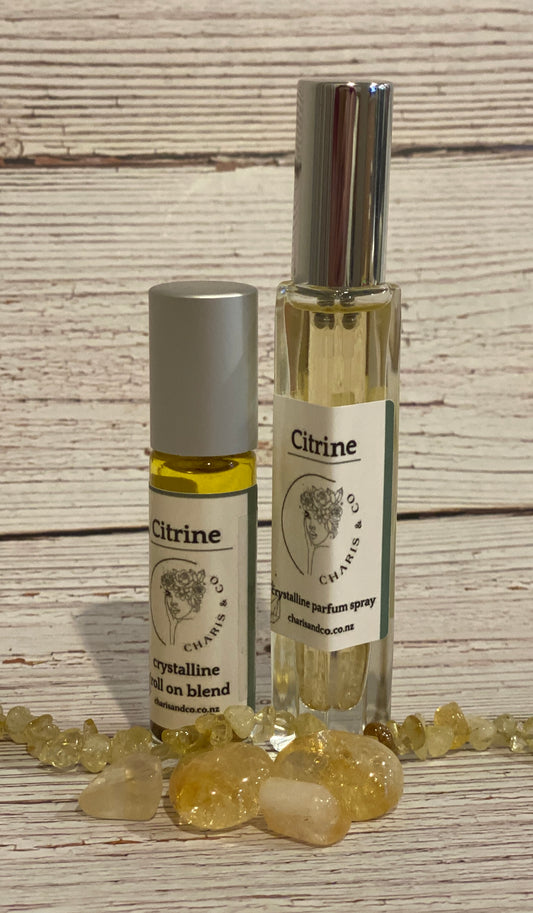 Citrine prosperity crystalline spray parfum