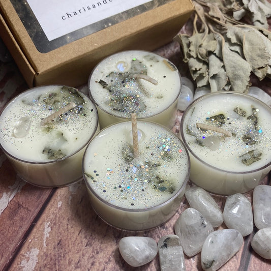 full moon blessings tealights set of 4