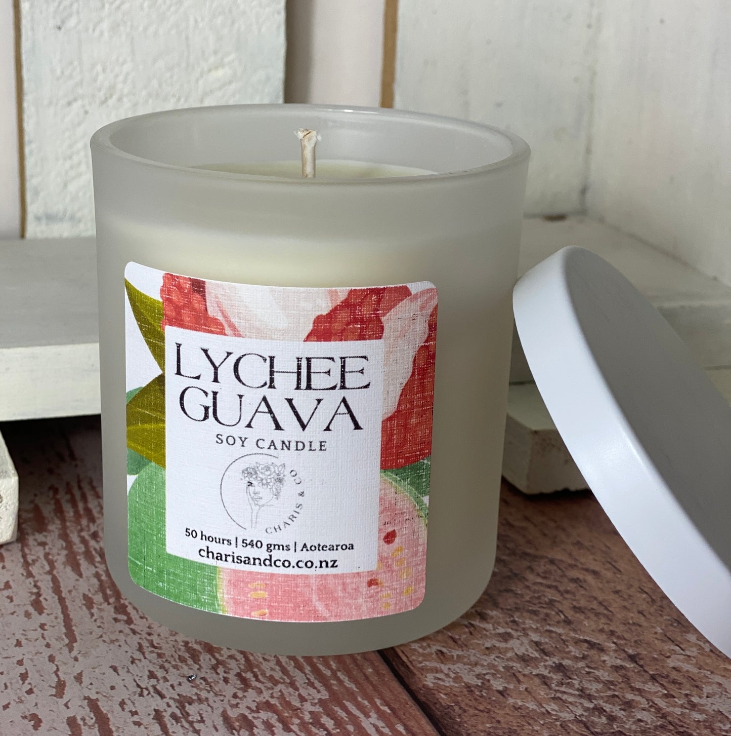 Lychee Guava soy candle