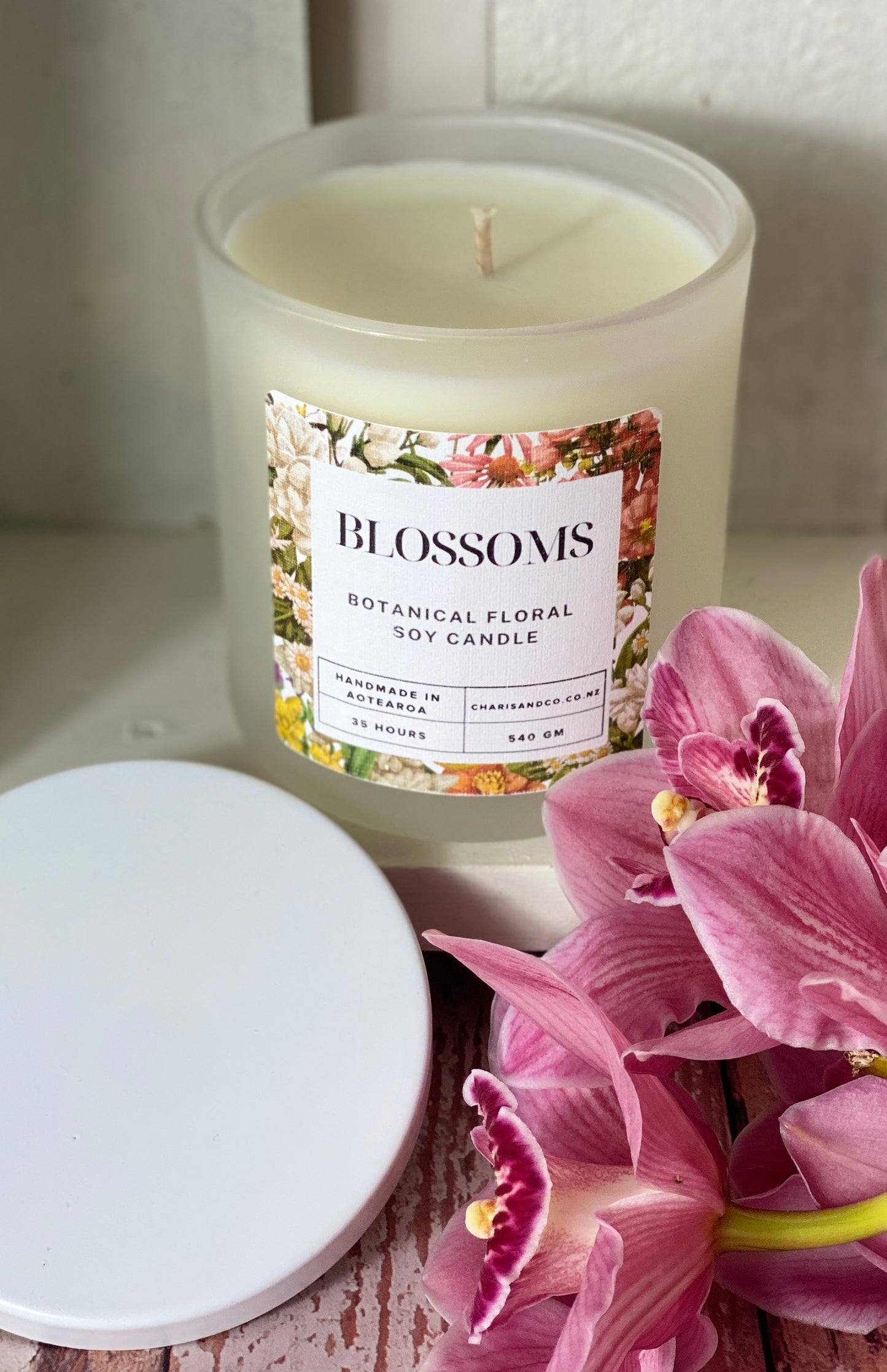 Blossoms botanical soy candle