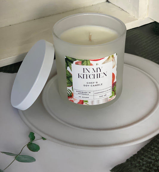 In My Kitchen Chefs soy candle