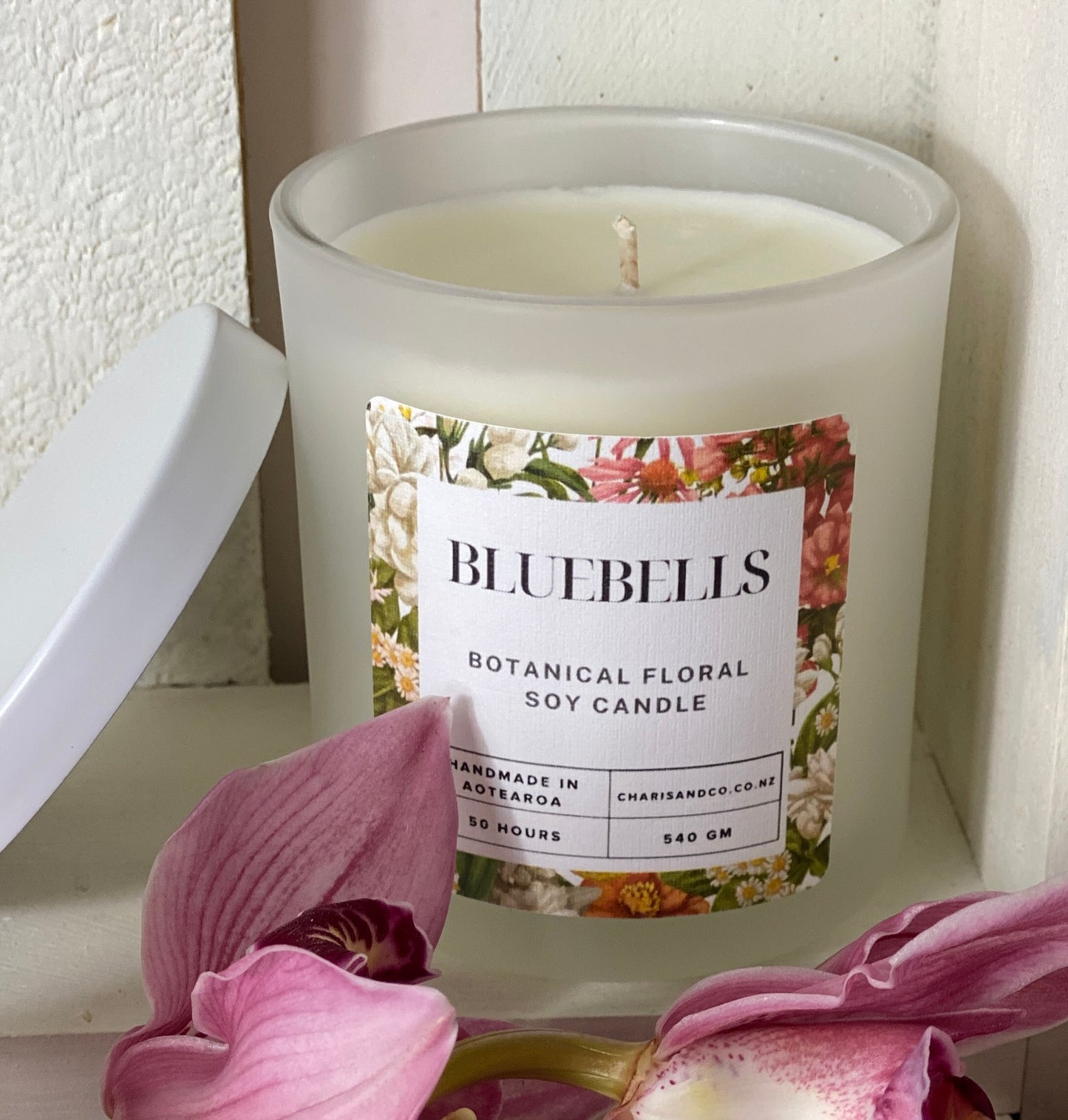 Bluebells botanical soy candle