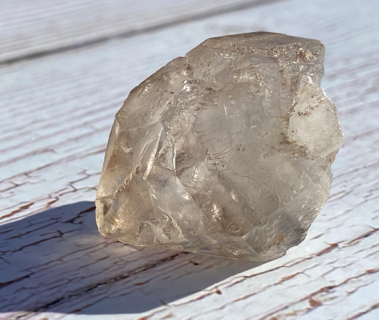 Smokey Elestial quartz with trigger activation point