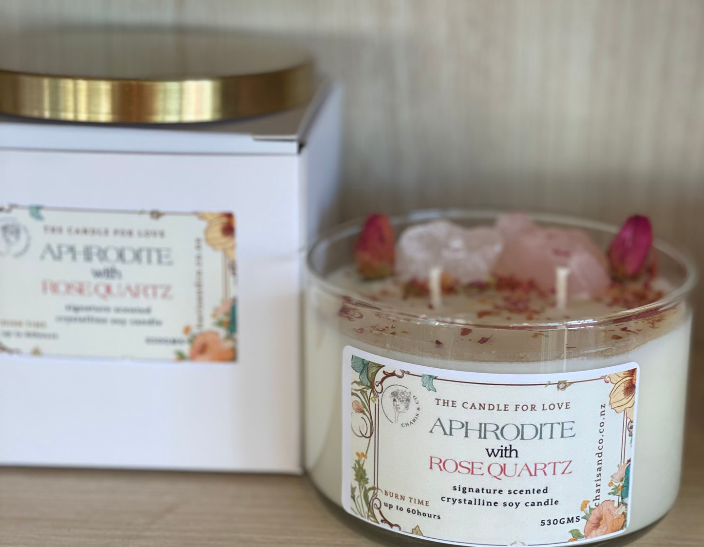 Love Aphrodite Crystalline Soy Candle