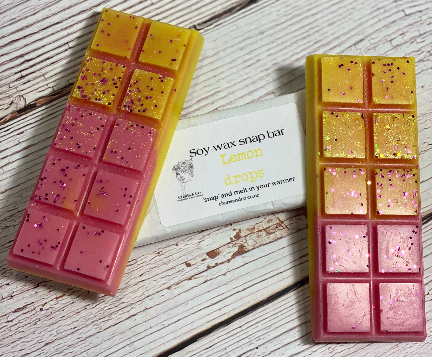 Lemon drops soy wax melt bar