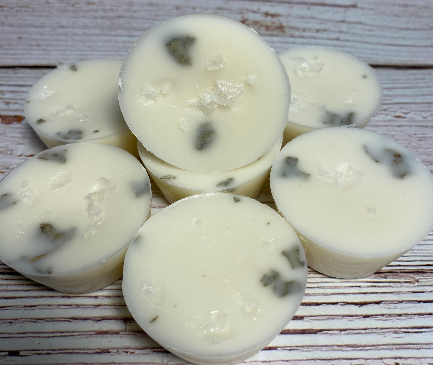 Wood sage and Sea salt perfume fragranced soy melts