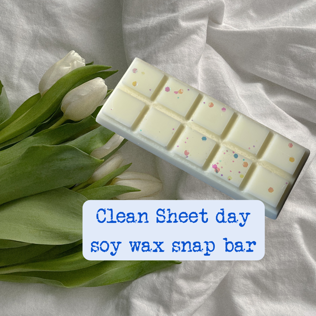 Clean Sheets day soy wax snap bar