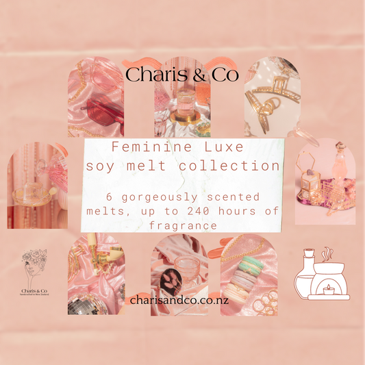 Feminine Luxe soy melt collection