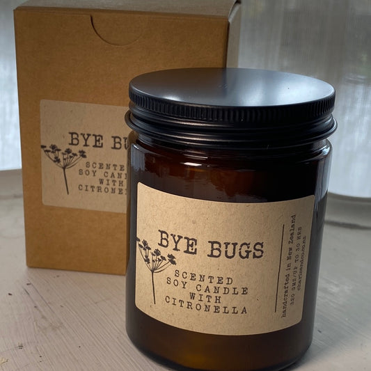 Bye Bugs Vintage soy candle with Citronella