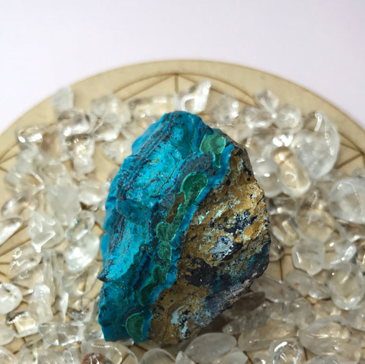 Chrysocolla with Malachite gemstone (5)